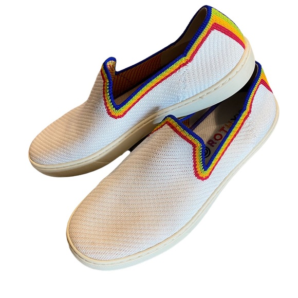 Rothy's Shoes - Rothy’s Limited Edition Rainbow Slip-on Sneakers Women’s Size 8.5